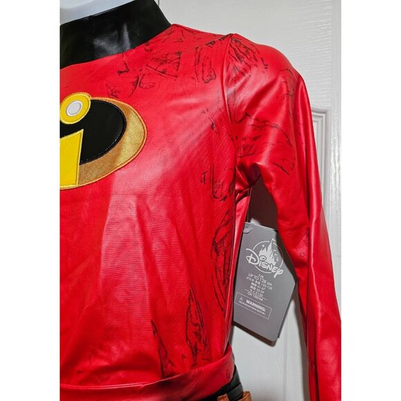 Disney Store Incredibles 2 Violet Costume Skirt Gloves Mask Girls 5/6 READ DAMG - Picture 4 of 12